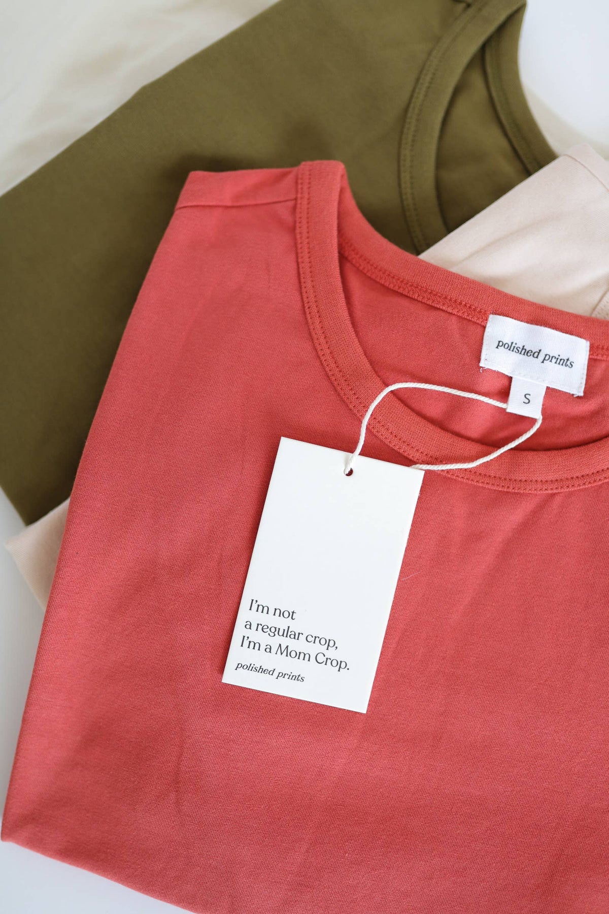 Boxy Crop Tee, Ginger Spice