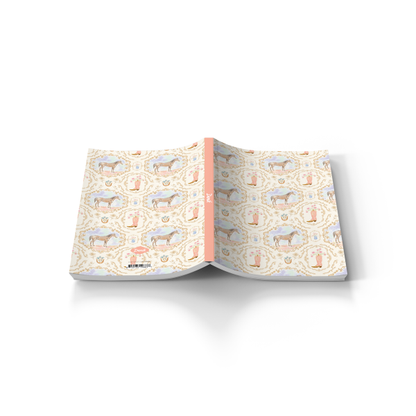Horse and Boot Layflat Notebook