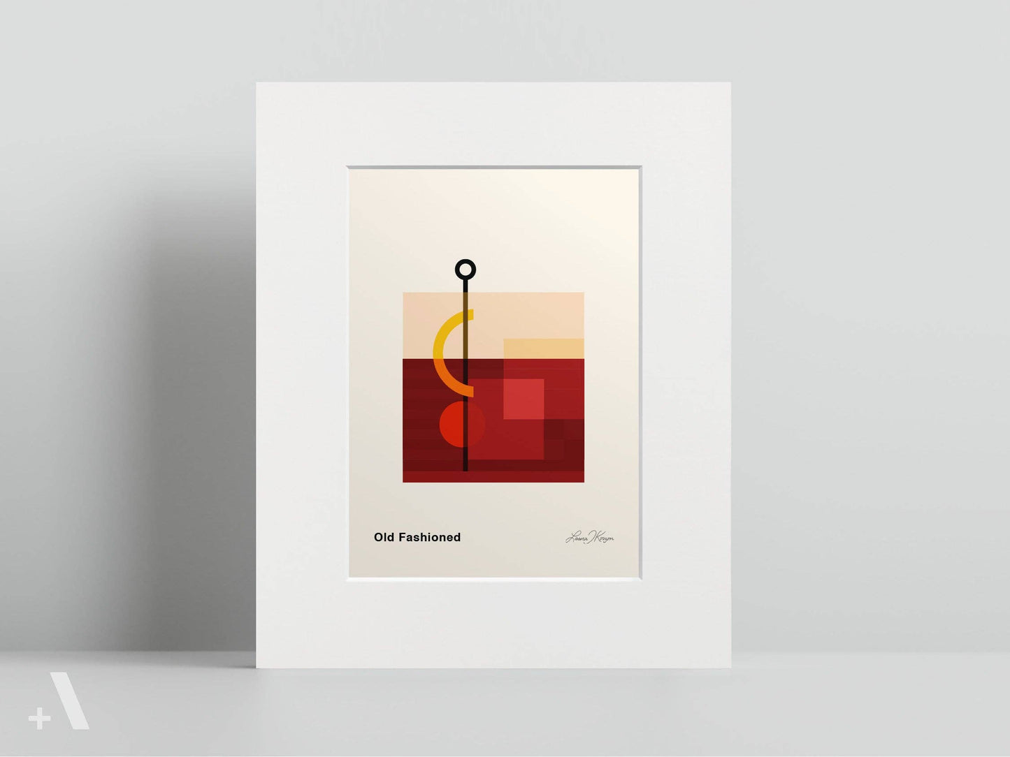 American Cocktails Illustrated Art Print