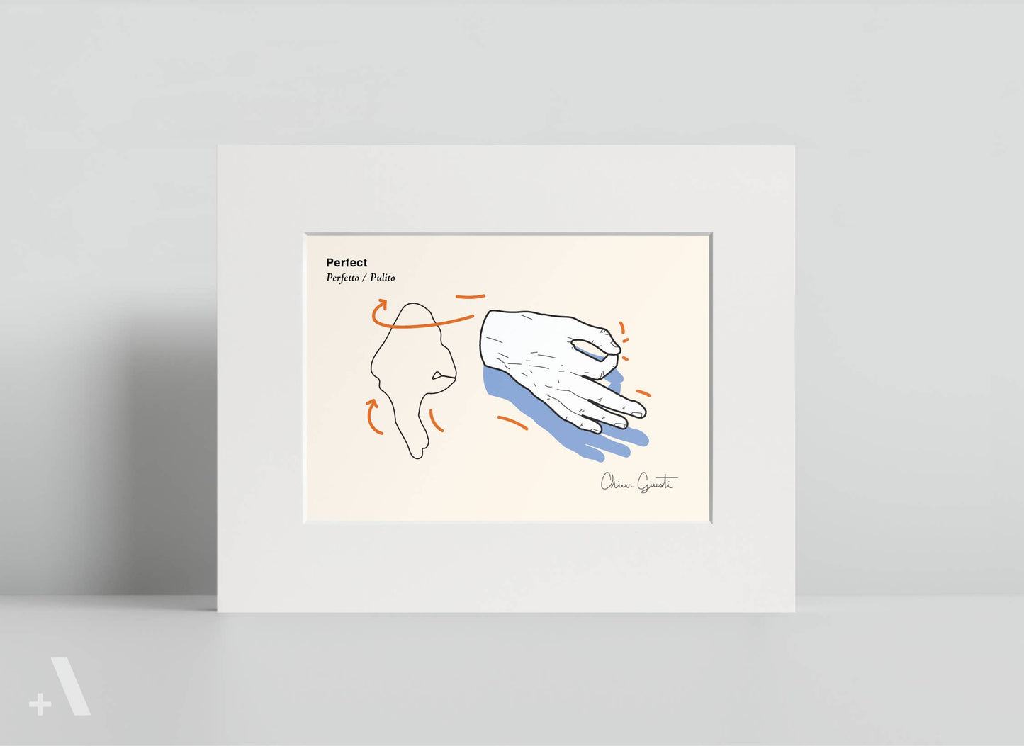 Italian Hand Gestures Illustrated Art Print