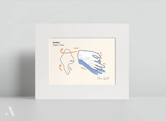 Italian Hand Gestures Illustrated Art Print