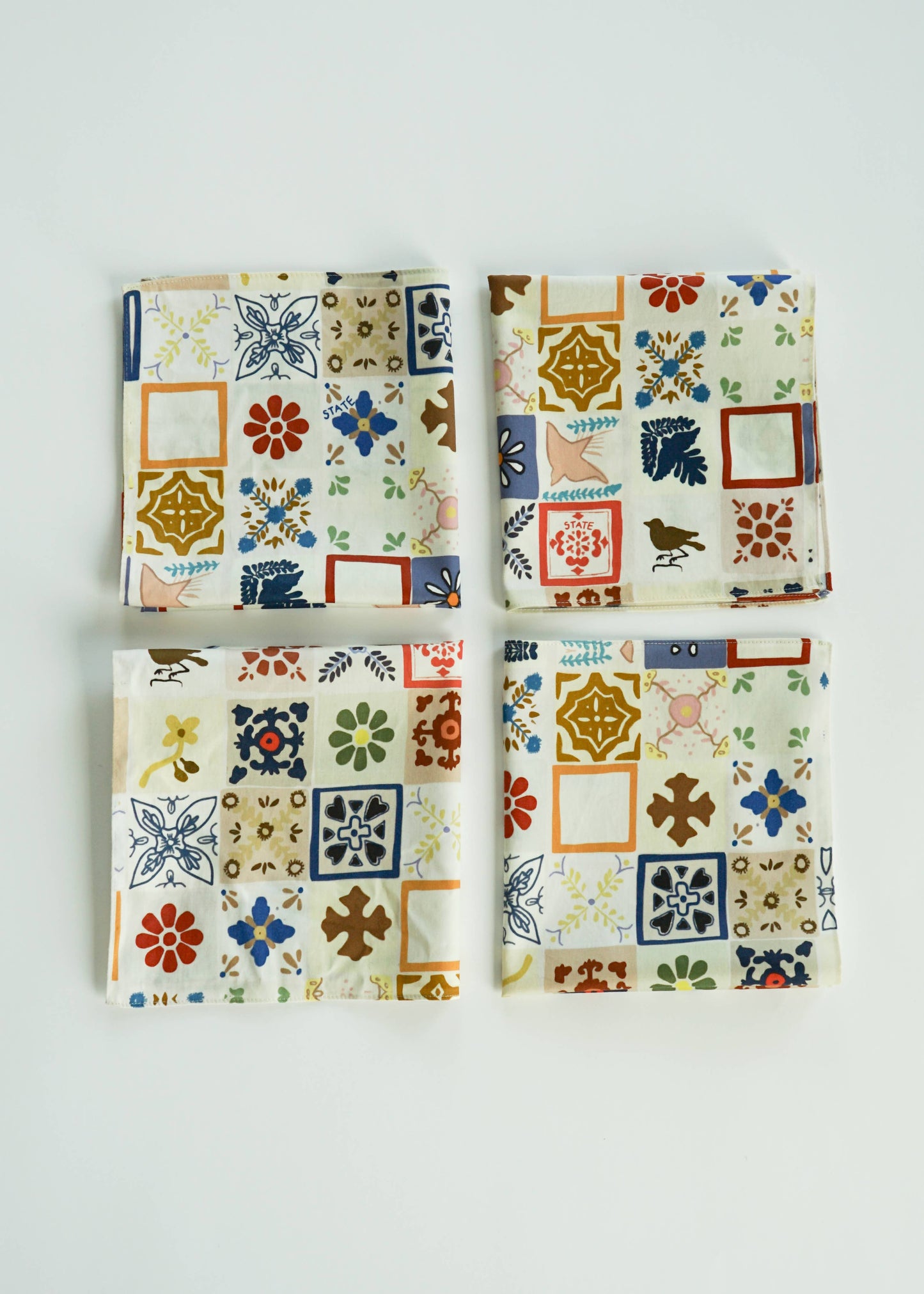 Napkin Set : Tile