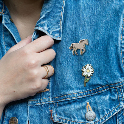 Horse Hard Enamel Lapel Pin Western