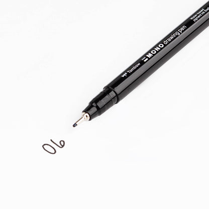 Tombow MONO Black Drawing Pen Six Tip Sizes
