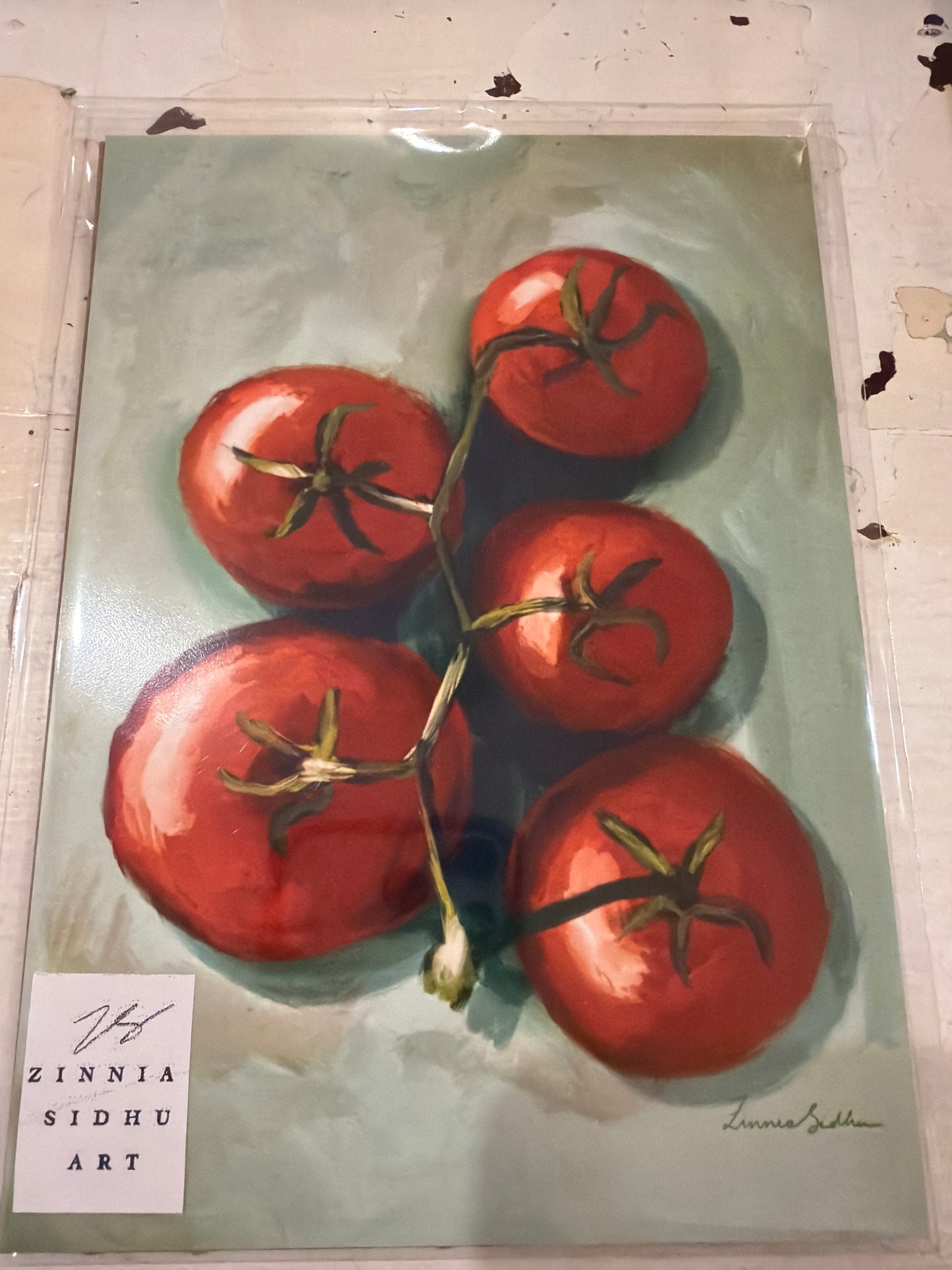 Tomato Vine Print 5 x 7