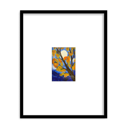 Matted Wood Picture Frame with Beveled Mat