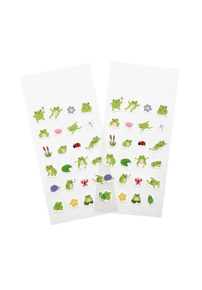 Frogs Washi Stickers, 2 Sheets