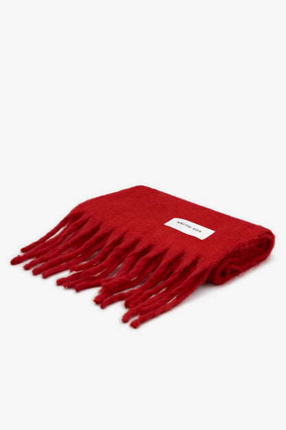Crimson Red Stockholm Recycled Winter Scarf
