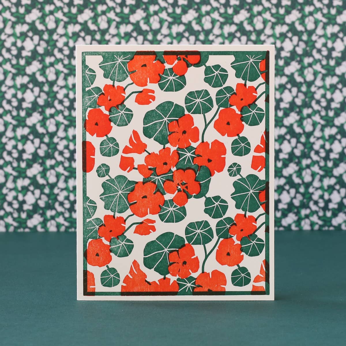 Flowers Letterpress Cards Set