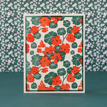 Flowers Letterpress Cards Set