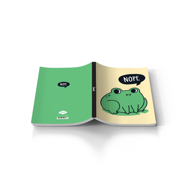 Nope Frog Layflat Notebook