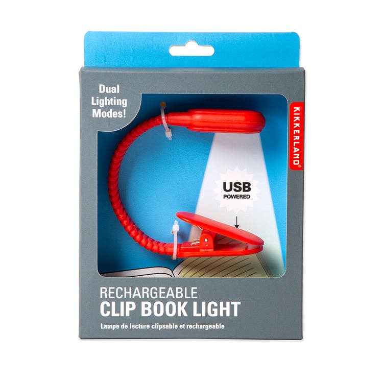 Rechargeable Booklight, Red