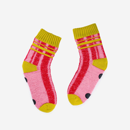 Plaid Stripe House Socks