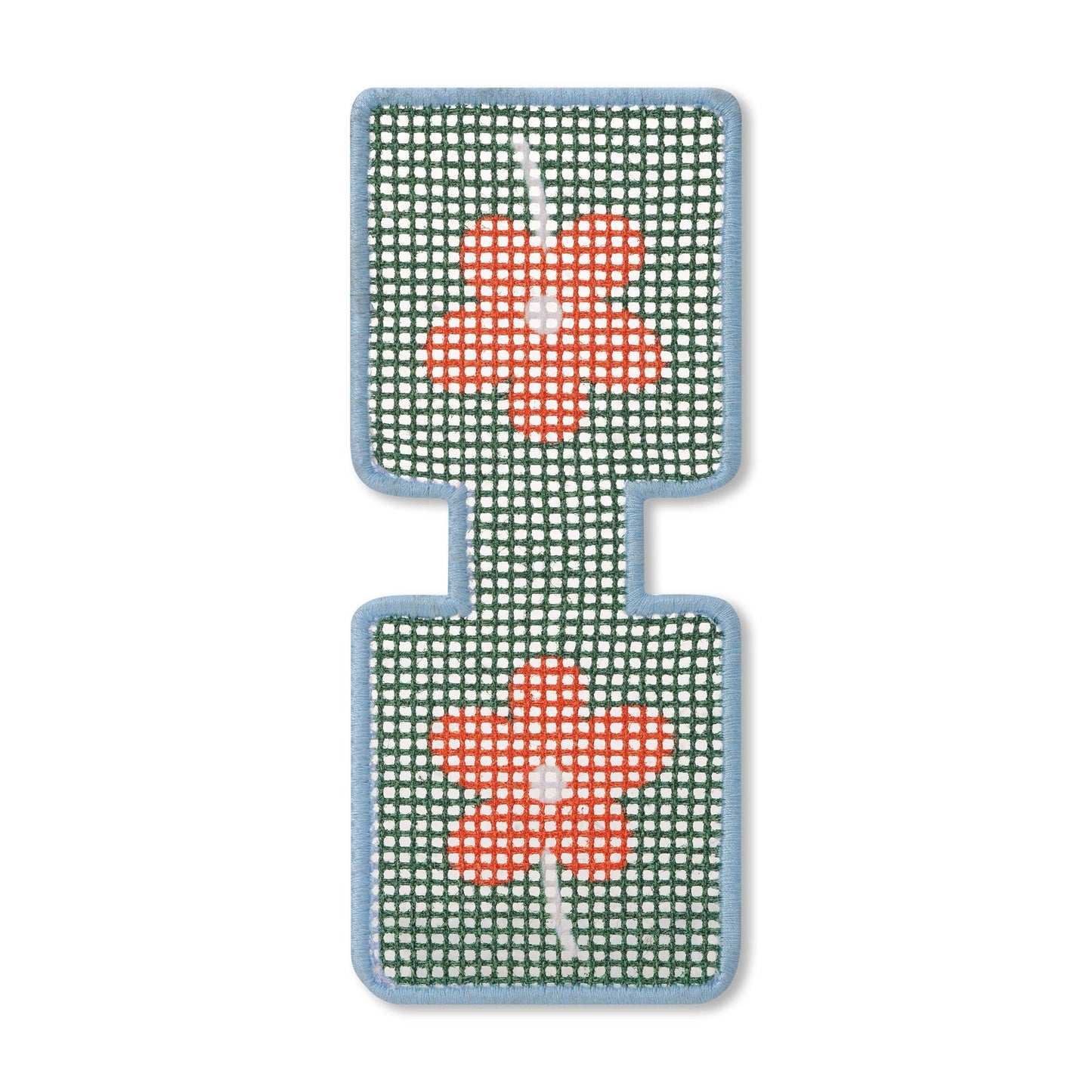 Flower Needlepoint Keychain Kit