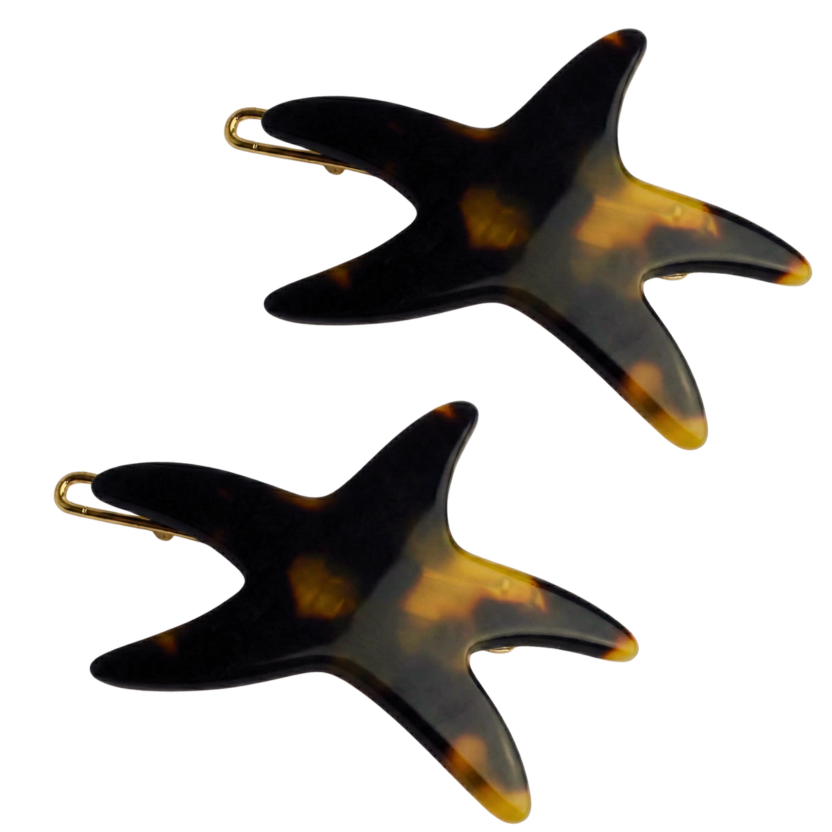 French Amie Starfish Acetate Hair Clip
