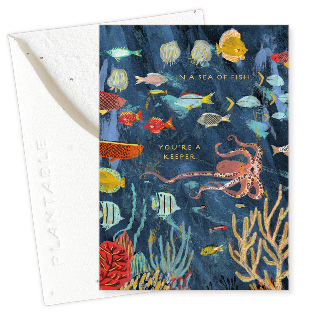 Friendship Mini Greeting Card Plantable Seed Paper