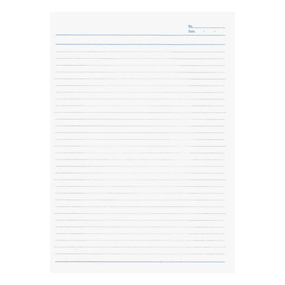 Vintage Inspired Lay-Flat Lined Notebook - 6.9" x 9.8"