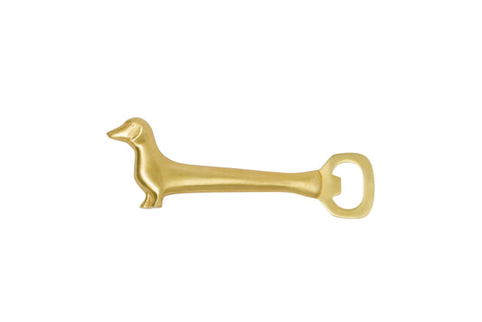 Gold Whimsical Bottle Opener, Dog