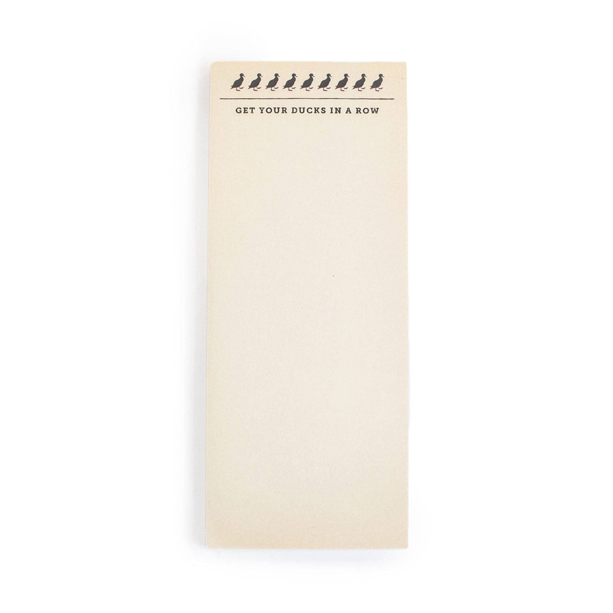 Ducks in a Row Skinny Notepad 100 Pages