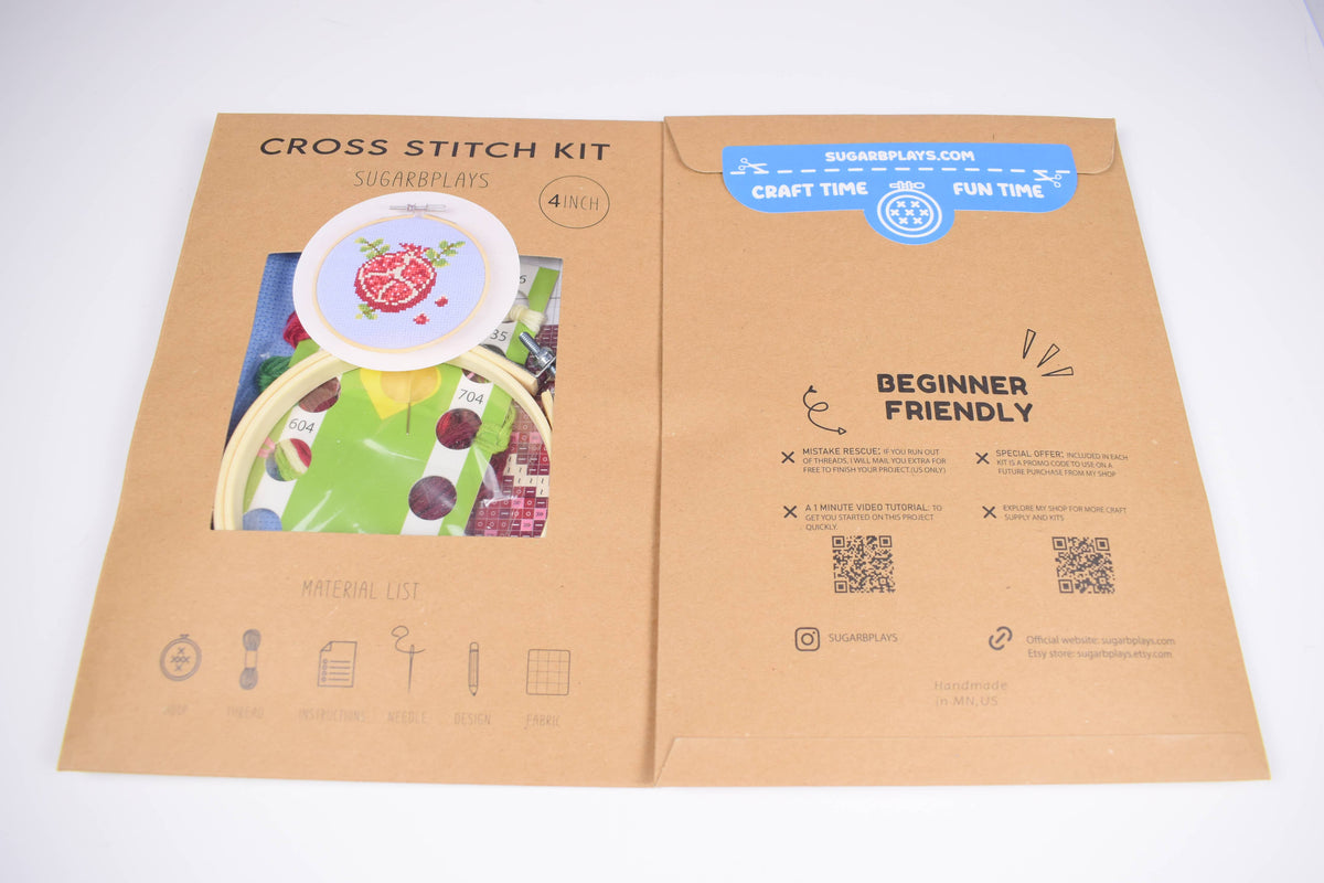 Pomegranate Counted Cross Stith Kit
