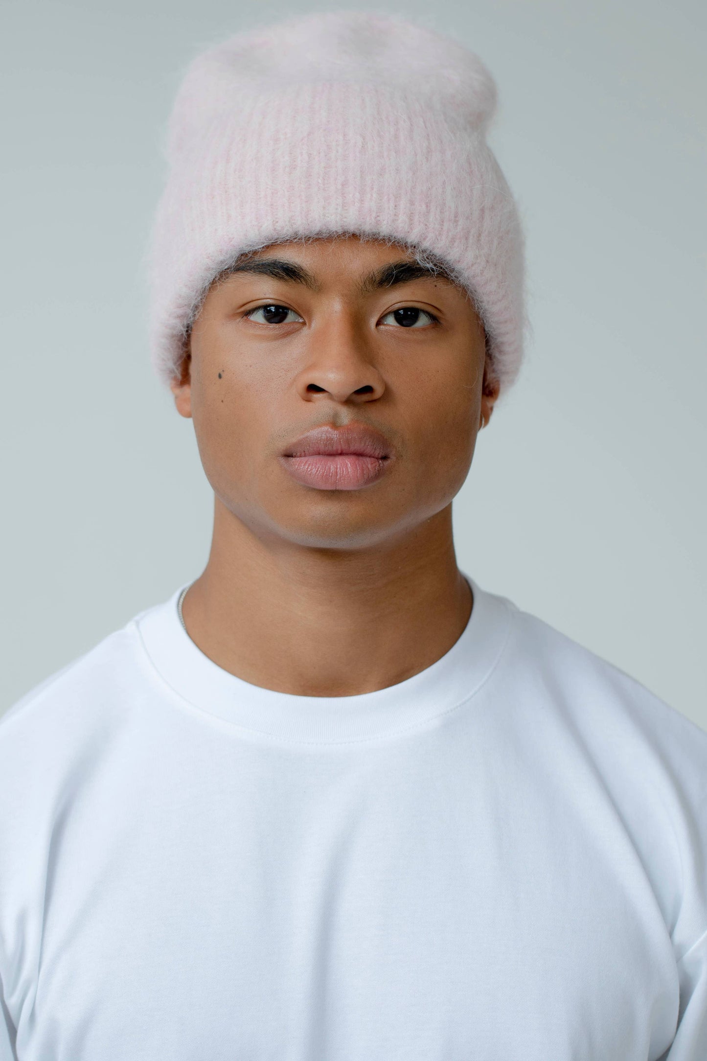 The Alpaca Beanie - Pale Pink