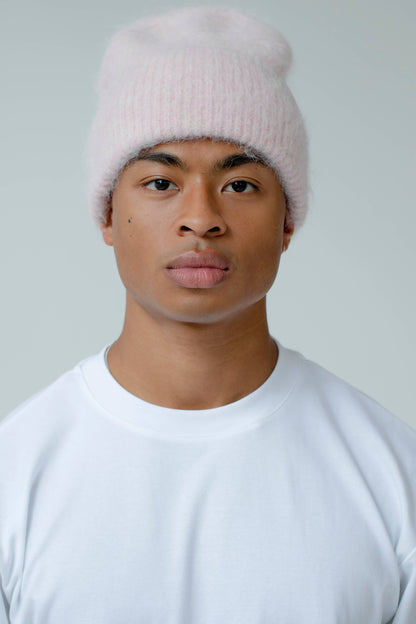 The Alpaca Beanie - Pale Pink