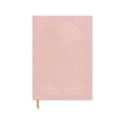 Dusty Pink Radiant Rainbow Notebook