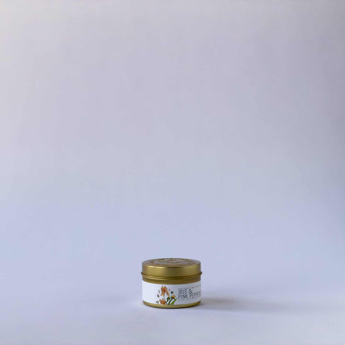 Iris & Pink Peppercorn - Tin - Just Bee Candle