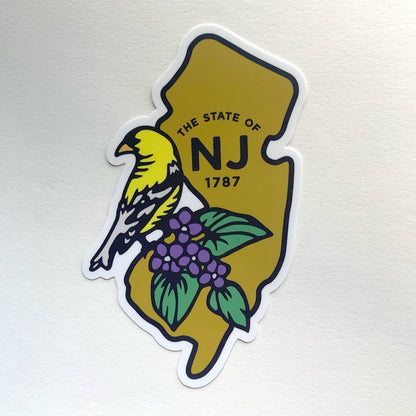 State of New Jersey Sticker