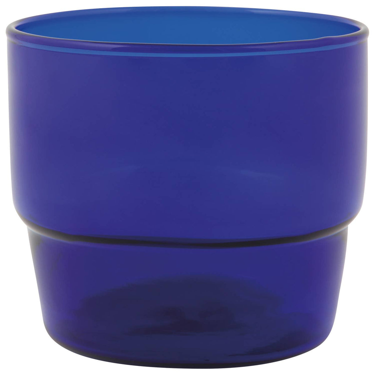 Cobalt Borosilicate Stacking Juice Glass, 9 oz
