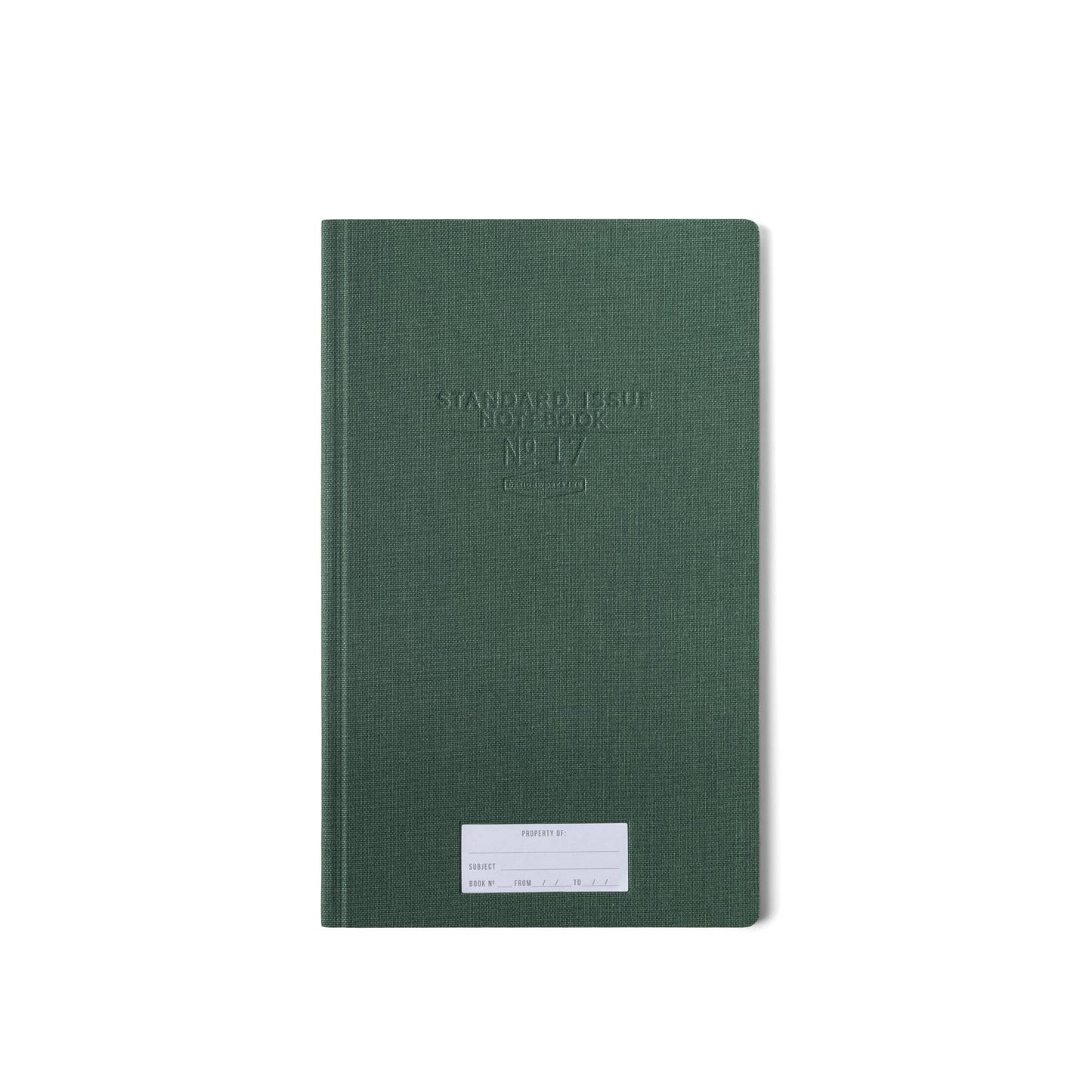 Standard Issue Tall Notebook No 17