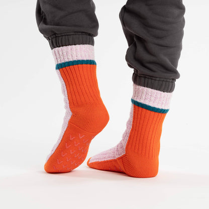 Color Ragg Fleece Lined Knit House Socks