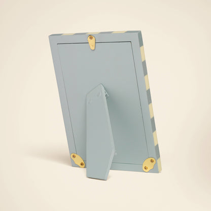 Striped Resin Desk Photo Frame, 4x6