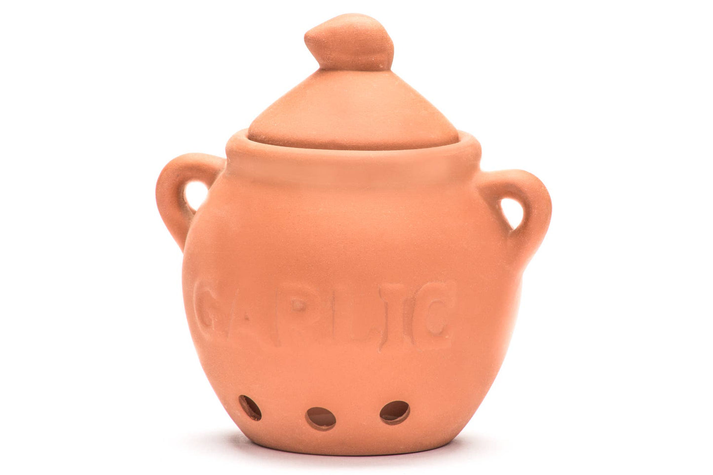 Ceramic Garlic Keeper Stoneware Garlic Storage Pot