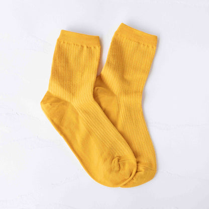 Lightweight Solid Socks