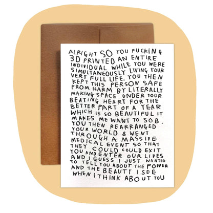ALRIGHT SO CARD