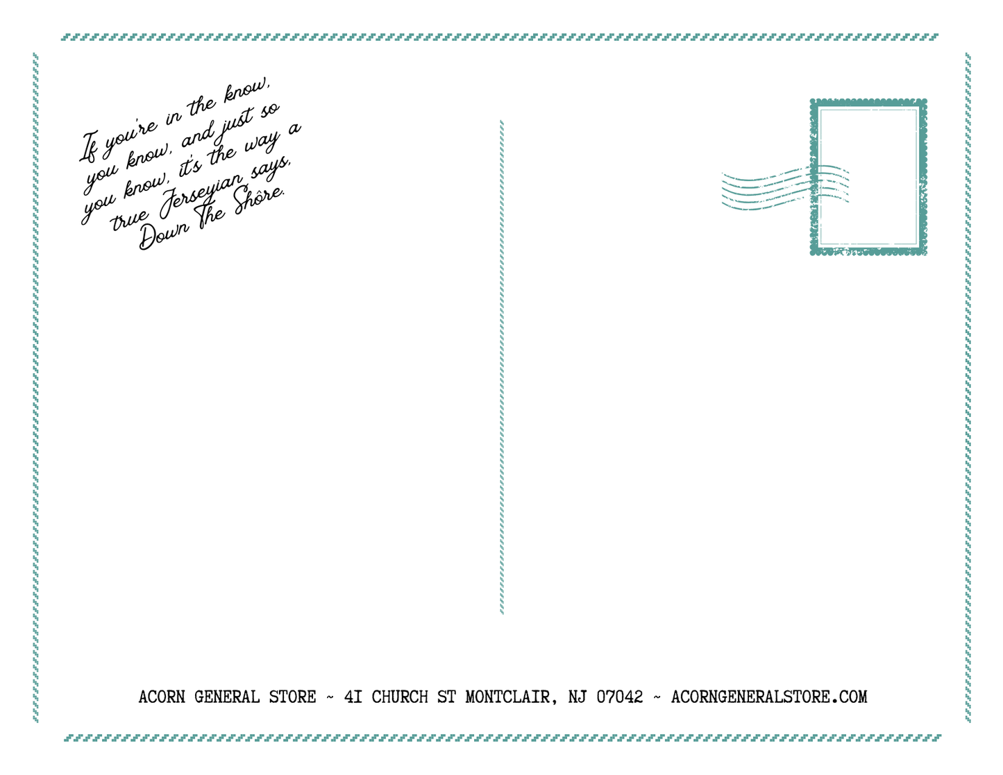 Jerseytone Postcard