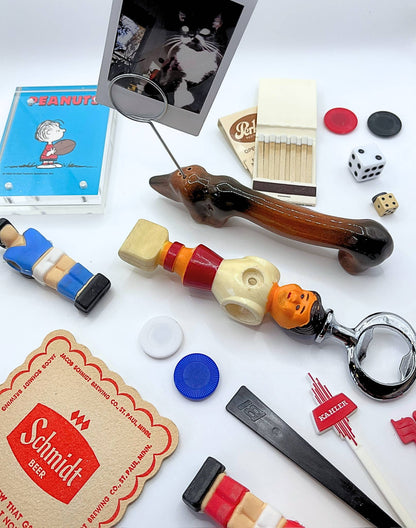 Vintage Salt and Pepper Shaker Photo Holder