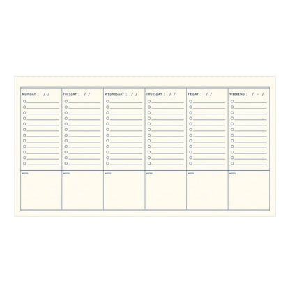 Undated Succulent Weekly Planner