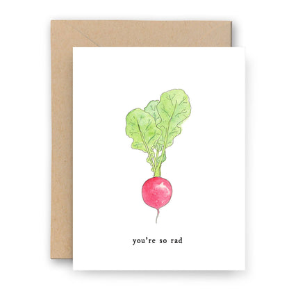 You're So Rad Radish Card