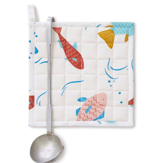 Pot Holder: Fishes
