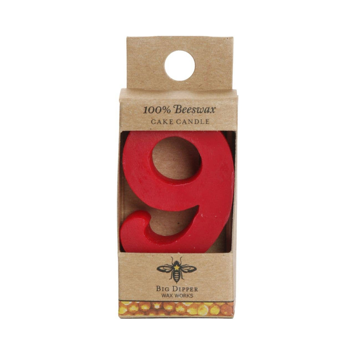 Beeswax Number Birthday Cake Candles