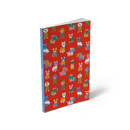 Paris Pups Layflat Notebook