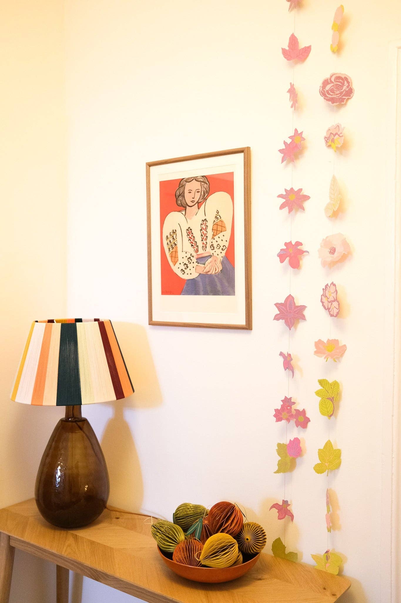 ROSE VERTICAL WALL HANGING