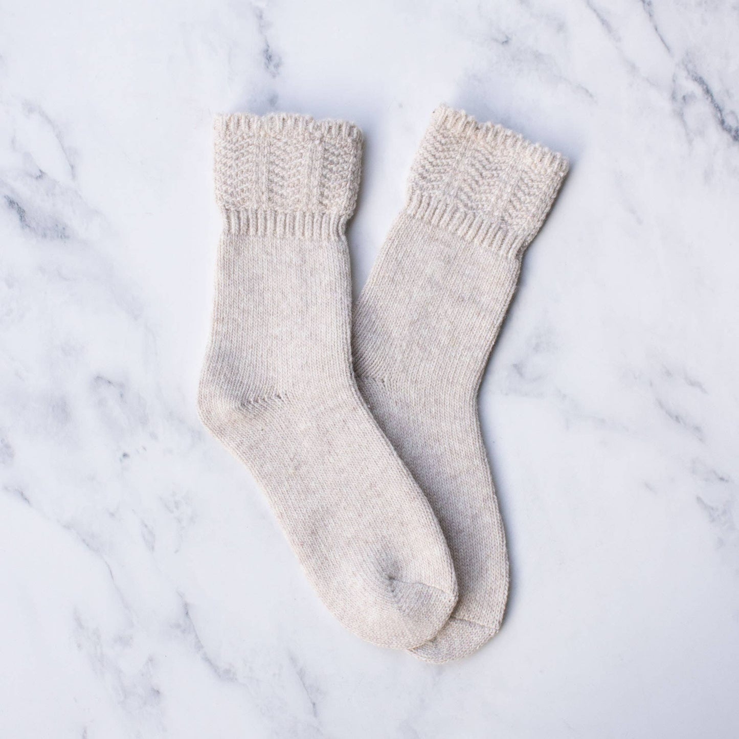 Charlotte Combed Wool and Cashmere Socks