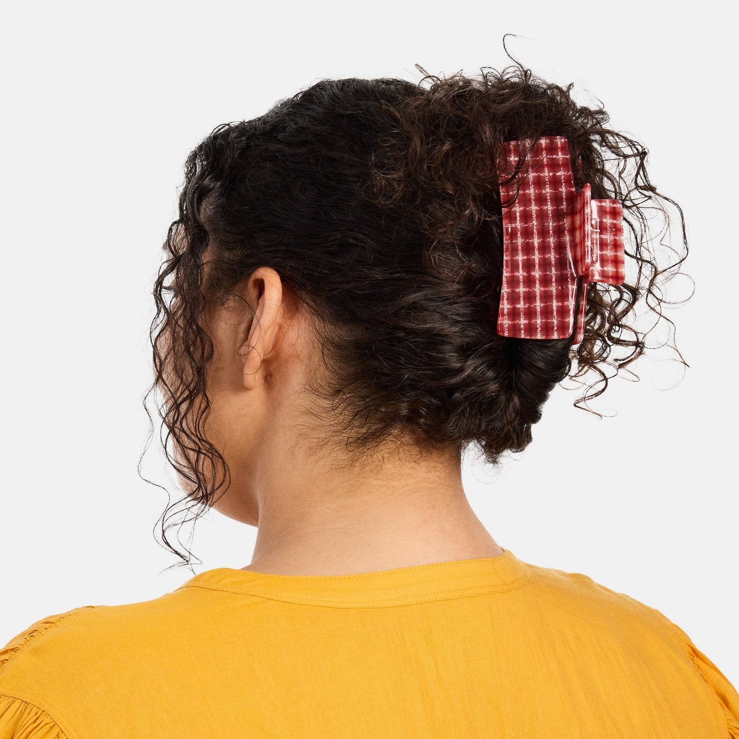 Box Claw in Red Plaid