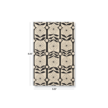 Growing Pattern Classic Layflat Journal Notebook