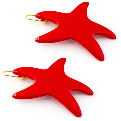 French Amie Starfish Acetate Hair Clip