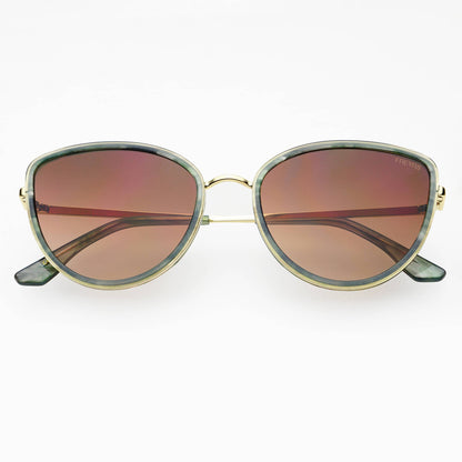 Luna Acetate Womens Cat Eye Sunglasses