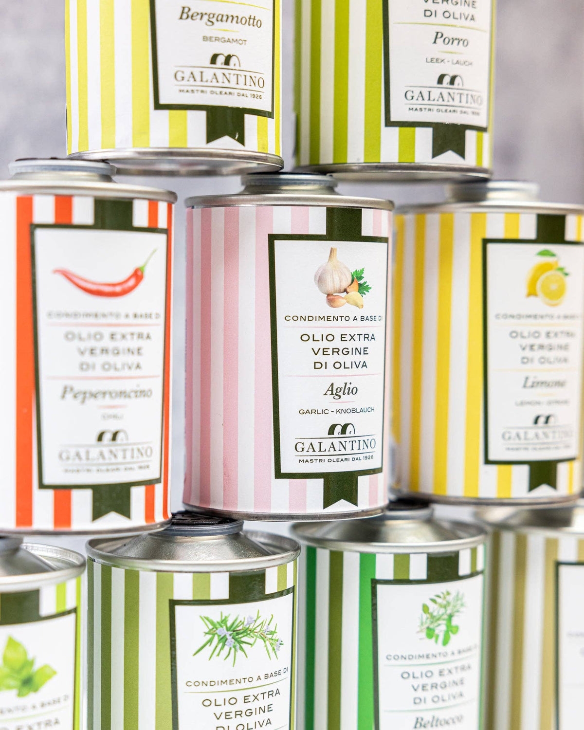 Garlic Extra Virgin Olive Oil Tin, 100 ml